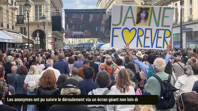 Obsèques de Jane Birkin : une banderole particulière attire l'attention lors de son dernier adieu