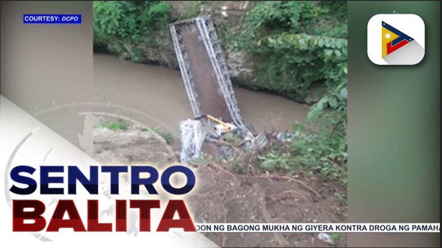 Dalawa patay, dalawa sugatan matapos bumagsak ang isang tulay sa Davao City