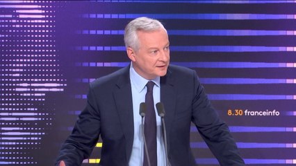 Le "8h30 franceinfo" de Bruno Le Maire