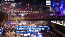 Israelitas protestam em massa contra lei de reforma do sistema judicial