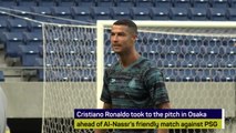 WATCH: Cristiano Ronaldo trains ahead of PSG friendly