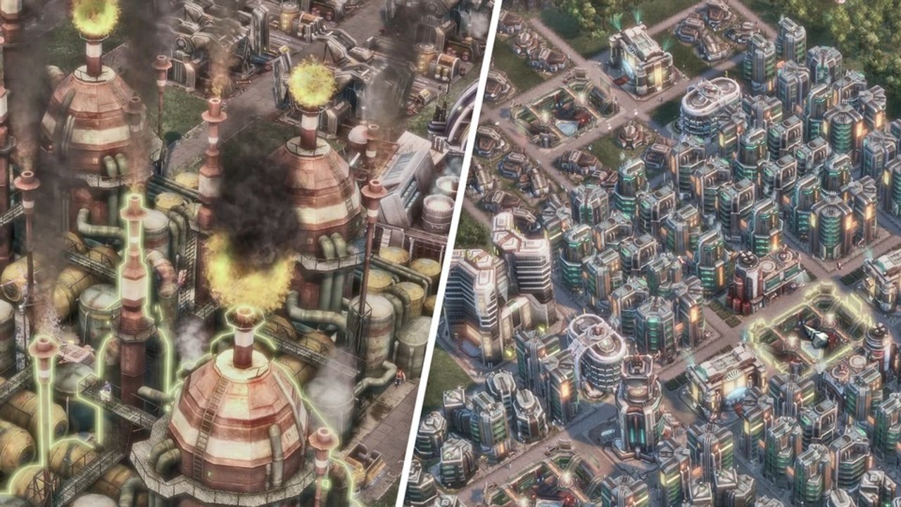 Anno 2070: so sieht unsere stadt nach sieben stunden aufbau aus
