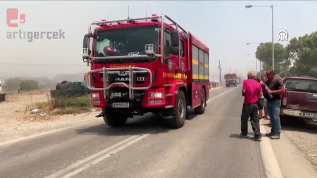 Yunanistan orman yangınlarıyla mücadelesini sürdürüyor: Türkiye'den gönderilen uçaklar Rodos'ta 138 sorti yaptı