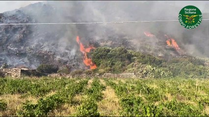Schifani: «In arrivo vigili del fuoco da altre regioni. Seguo costantemente la situazione. Vicino a operatori e famiglie sfollate»