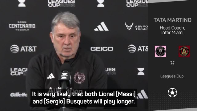 VIDEO: Martino says Messi and Busquets both in line for starting role