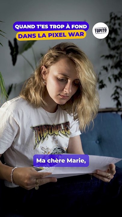 Quand t'es trop à fond dans la Pixel War