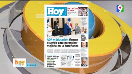 Titulares de prensa Dominicana del martes 25  julio  | Hoy Mismo