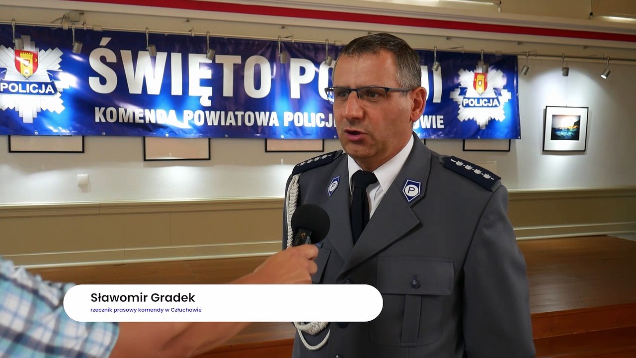 Obchody Święta Policji w Człuchowie