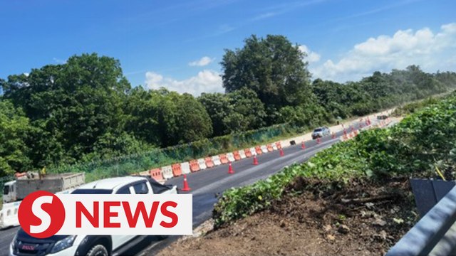 Iskandar Puteri road collapse: 1km bypass open to traffic