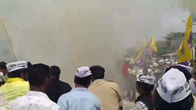 मणिपुर घटना को लेकर AAP ने भाजपा के खिलाफ किया विरोध प्रदर्शन, राष्ट्रपति शासन लागू करने की मांग, देखें video
