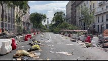 Nubifragio a Milano, i danni: dal cantiere M4 agli alberi sulle rotaie