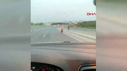 Arnavutköy'de Hurda Kayıtlı Motosikletle Trafiğe Çıkan Sürücüye Cezai İşlem Uygulandı