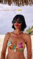 L'occasion pour Géraldine Maillet de s'afficher en bikini sur la plage
