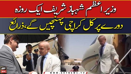 PM Shehbaz will arrive in Karachi tomorrow on a one-day visit, Sources