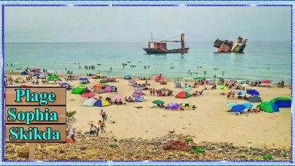 La belle plage de sophia _ skikda ⛱⛱ شاطئ سفينة الأشباح بالجزائر