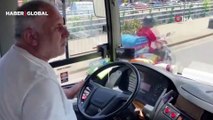 Otobüs şoförü çareyi yazı asmakta buldu! Hem yolcularının hem de kendisinin kafası rahat etti