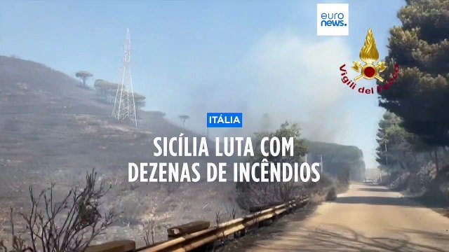 Itália: Incêndios na Sicília e inundações em Milão