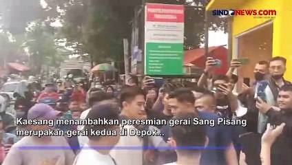 Kaesang Resmikan Gerai 'Sang Pisang' di Sawangan Depok, Tegaskan Bukan untuk Kampanye