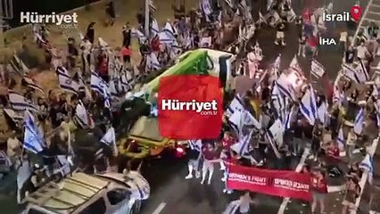 İsrail’de yasa tasarısının onaylanması sonrası sokaklar karıştı