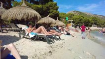 Paradise Beach Walk Playa de Formentor Mallorca Spain [22 July 2023] 4K