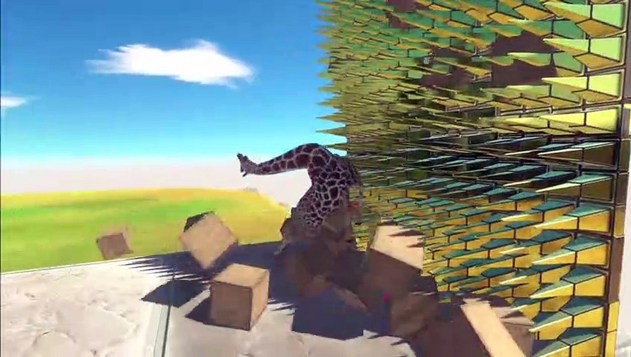 Run Away from The Train - Animal Revolt Battle Simulator