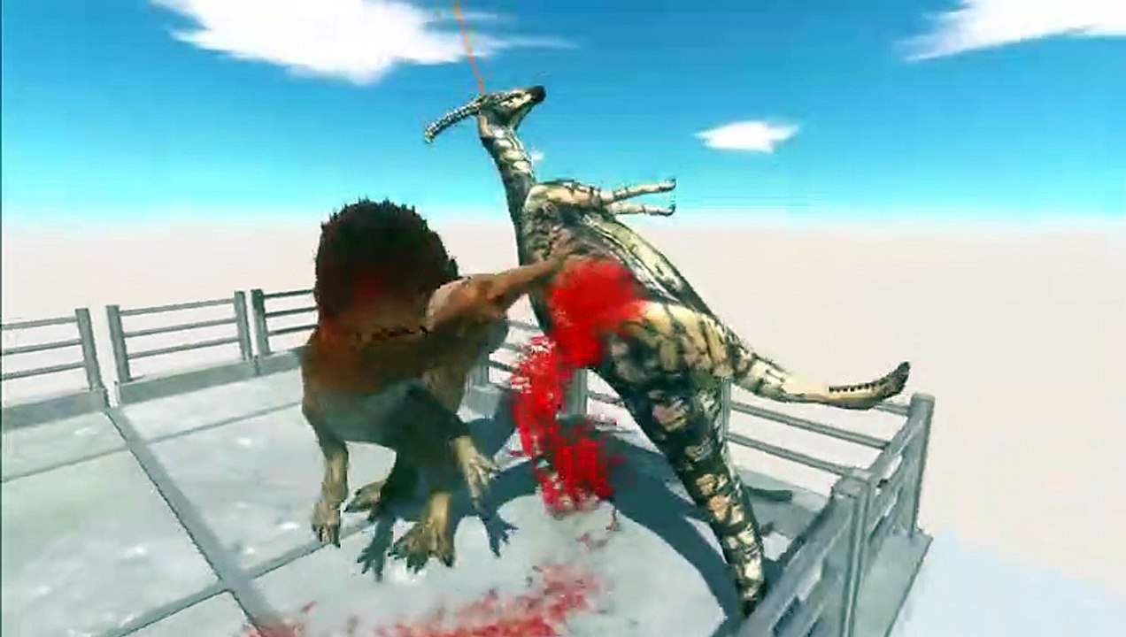 Bungee Jumping with Scimitarilla   Who Can Survive - Animal Revolt Battle Simulator