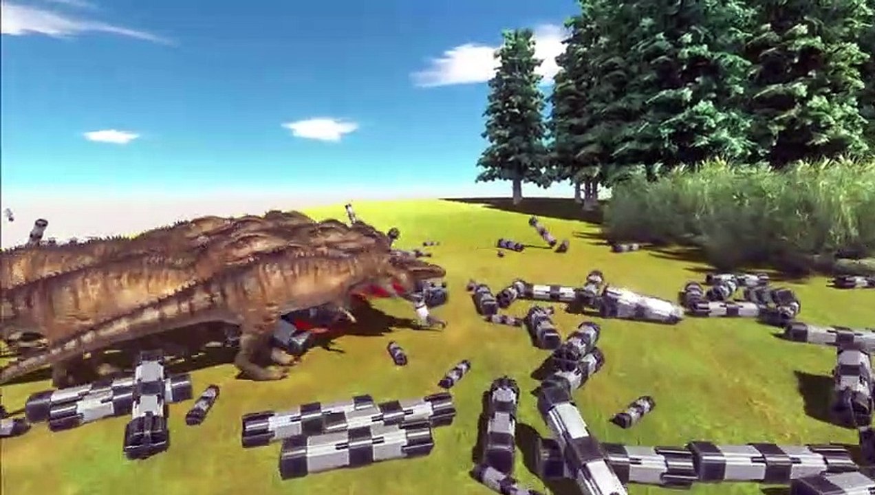 [ Dangerous Forest ] Run Away from Carcharodontosaurus - Animal Revolt Battle Simulator