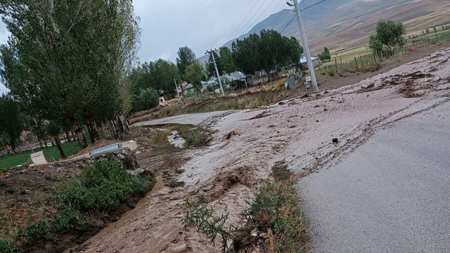 Özalp’te sağanak sele neden oldu