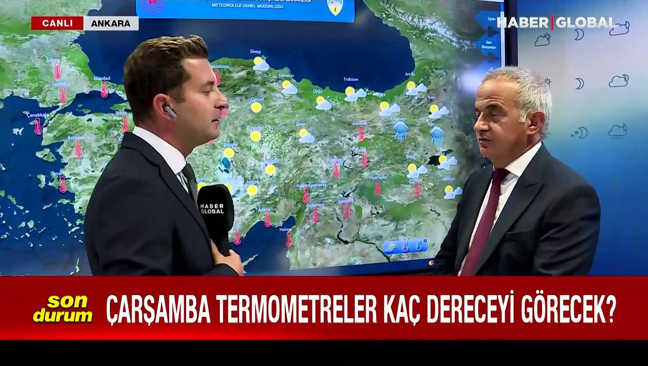 Kavurucu sıcaklar ne zaman düşecek? 3 büyük kentte hava nasıl olacak? Hava Tahmin Uzmanı canlı yayında açıkladı