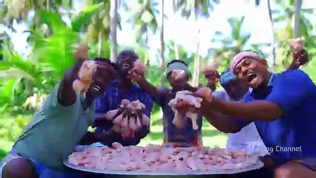 FRIED CHICKEN DRUMSTICK | Chicken Fry Recipe with Mashed Potato | Chicken Recipe Cooking In Village