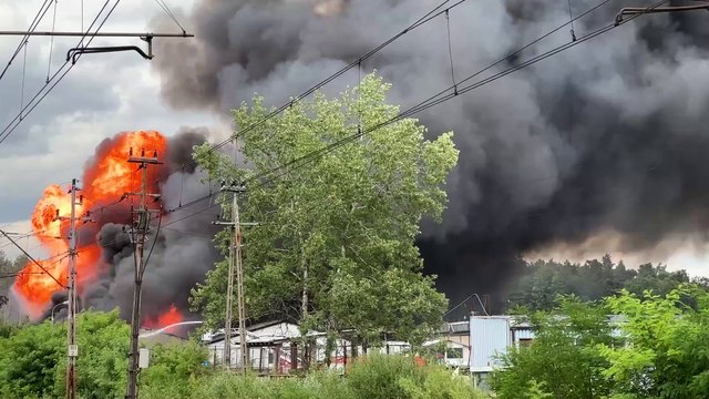 Gazeta Lubuska. Zielona Góra. Konferencja prasowa po pożarze w Przylepie