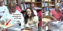 El polémico vídeo electoral de ‘El País’: En solo 40 segundos una mujer vota con un DNI ajeno y un hombre mete dos papeletas