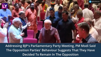 PM Narendra Modi Tears Into Opposition Over Disruptions In Parliament On Manipur Violence