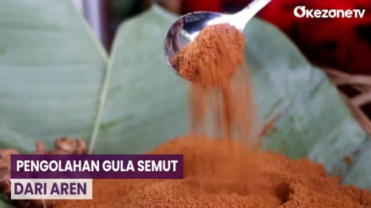 Intip Proses Pembuatan Gula Semut dari Aren di Pesisir Barat Lampung