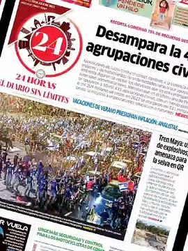 24 Horas Anula la 4T respaldo para las organizaciones civiles