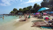 Beach Walk Spain 4K - Playa de Illetes Mallorca 2023