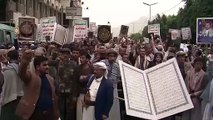 Des manifestants yéménites condamnent la Suède et le Danemark