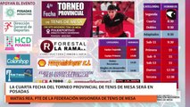 La cuarta fecha del torneo provincial de tenis de mesa será en Posadas