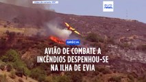 Avião de combate a incêndios despenha-se em serviço no sul da Grécia