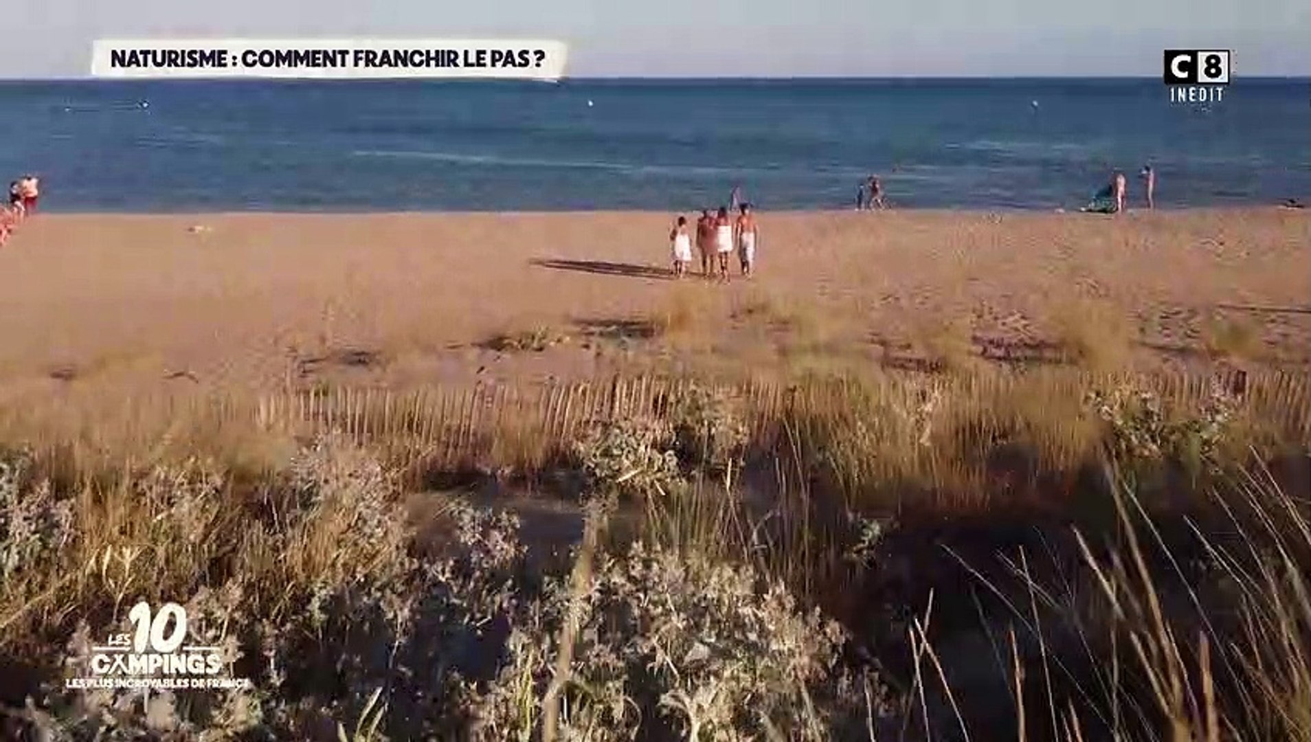 Caroline Ithurbide totalement nue sur une plage naturiste - Vidéo  Dailymotion