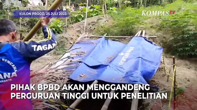 BPBD Ajak Akademisi buat Ungkap Fenomena Lubang Misterius di Kulon Progo