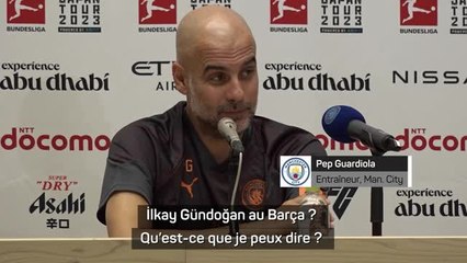 Transferts - Guardiola sur Gündoğan : "On a passé sept années incroyables ensemble"
