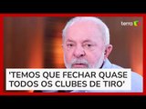 Lula diz que liberação de armas promovida por Bolsonaro foi para 'agradar o crime organizado'