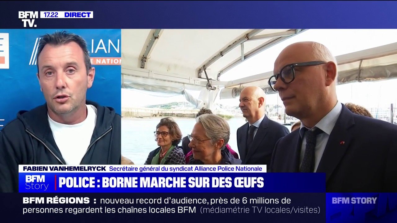 Policier en détention provisoire à Marseille: "Il doit y avoir un statut spécial du policier pour le protéger juridiquement", estime Fabien Vanhemelryck (Alliance Police Nationale)