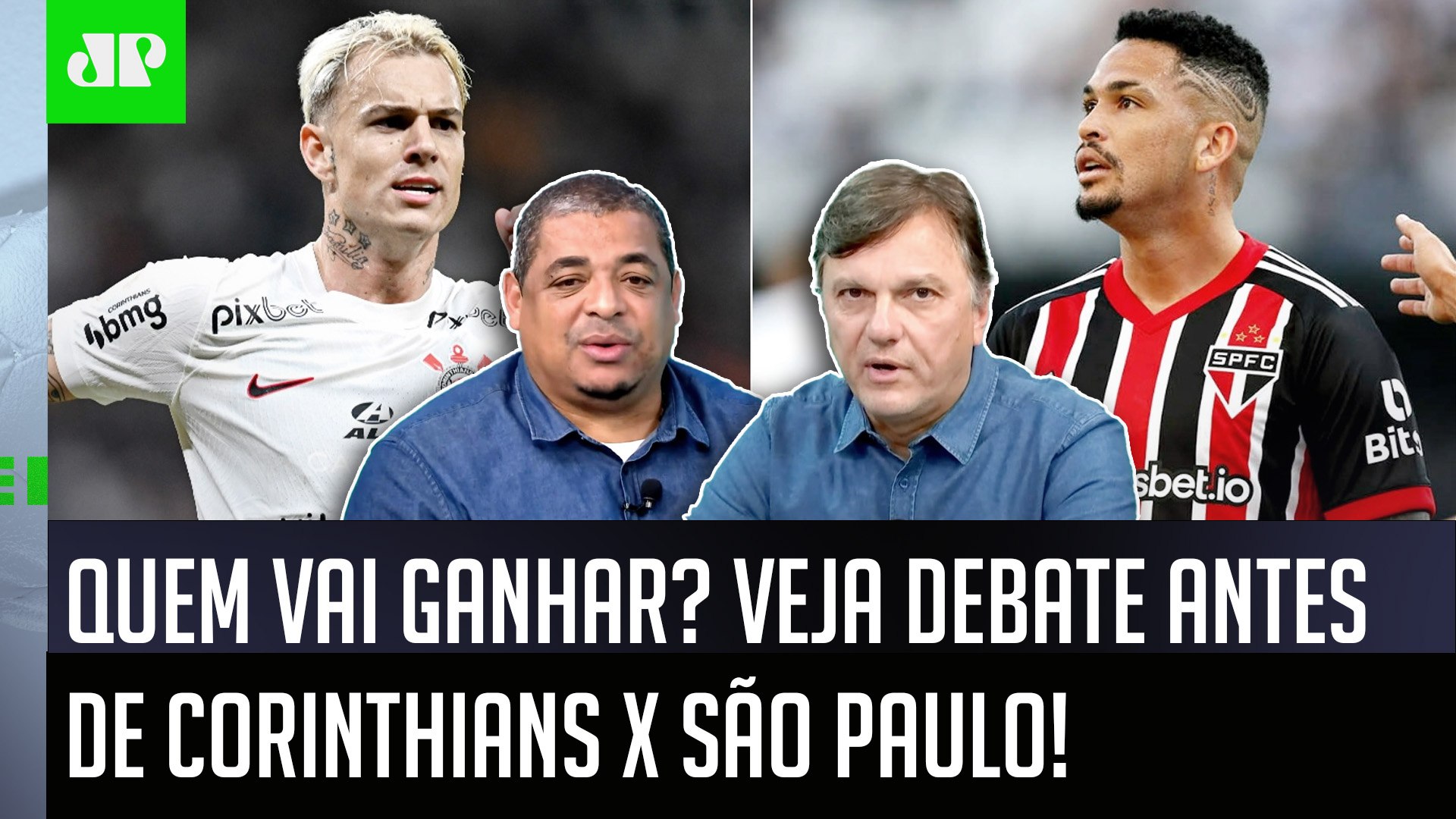 Corinthians joga como pequeno contra o São Paulo. Juiz ajuda. Luxa