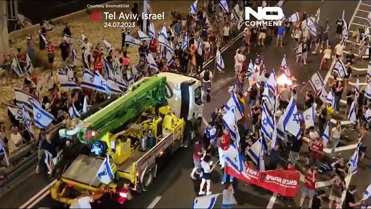 Tres heridos en un atropello múltiple en Tel Aviv durante una manifestación