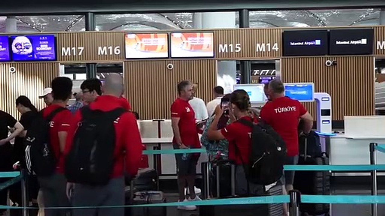 Des athlètes turcs se rendent en Chine