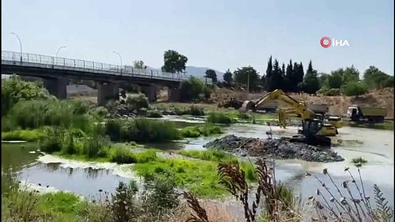Gönen Çayı ıslah çalışmaları başladı