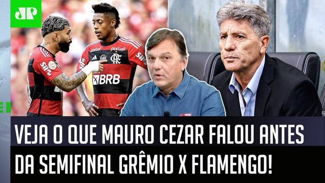 Eu TENHO QUASE CERTEZA disso! O Renato Gaúcho contra o Flamengo... Mauro Cezar FALA sobre o Grêmio