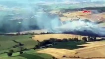 Çanakkale'nin Biga ilçesinde orman yangını çıktı